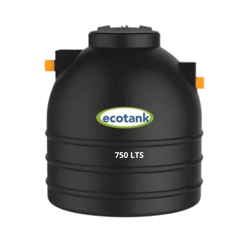 A105 Fosa septica ecotank 750 lts negro bicapa - Imagen 1