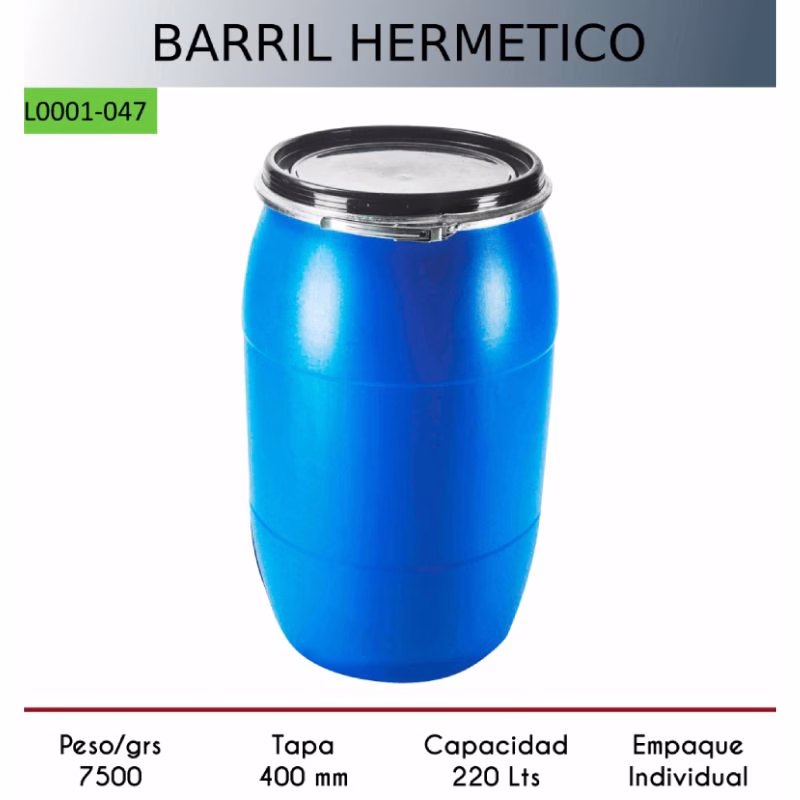 A126 Barril 55 galones con cincha cerrada - Imagen 1