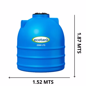 Ecotank 2,500 lts azul tricapa