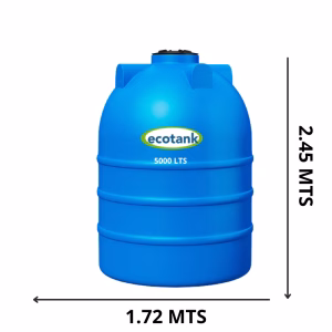 Ecotank 5,000 lts azul tricapa